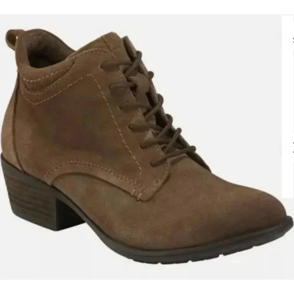 Earth Shoes Womens Peak Provo Warm Taupe Leather Boots Size 8.5M Beige FA GDD - Picture 1 of 11